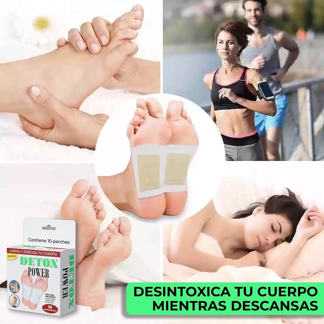 DetoxPower™ - Parches desintoxicantes para pies