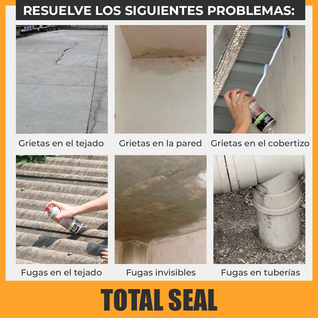 TotalSeal™ - Spray para sellar filtraciones y grietas multisuperficies