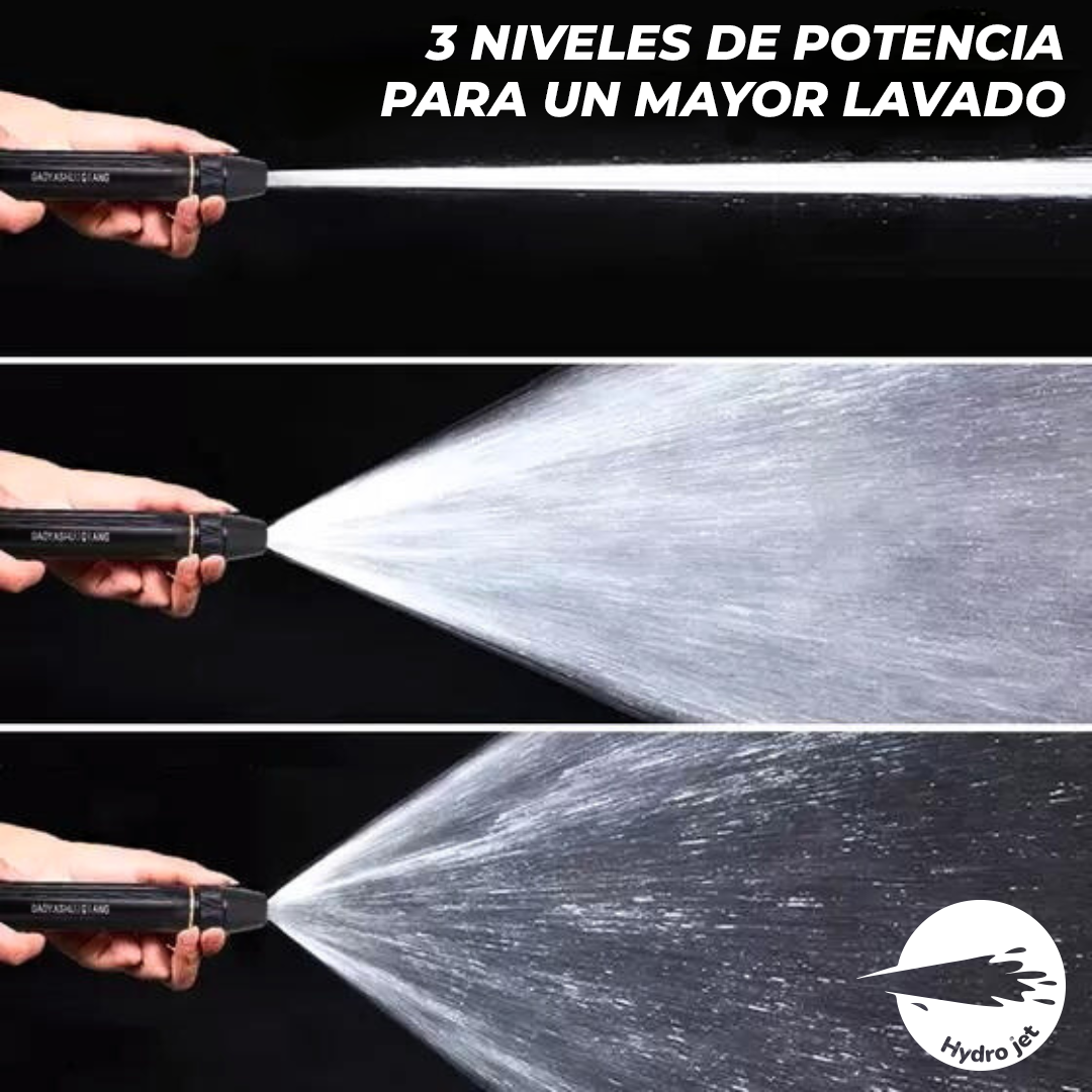 HydroJet™ - Convierte tu manguera en una hidrolavadora de alta presión