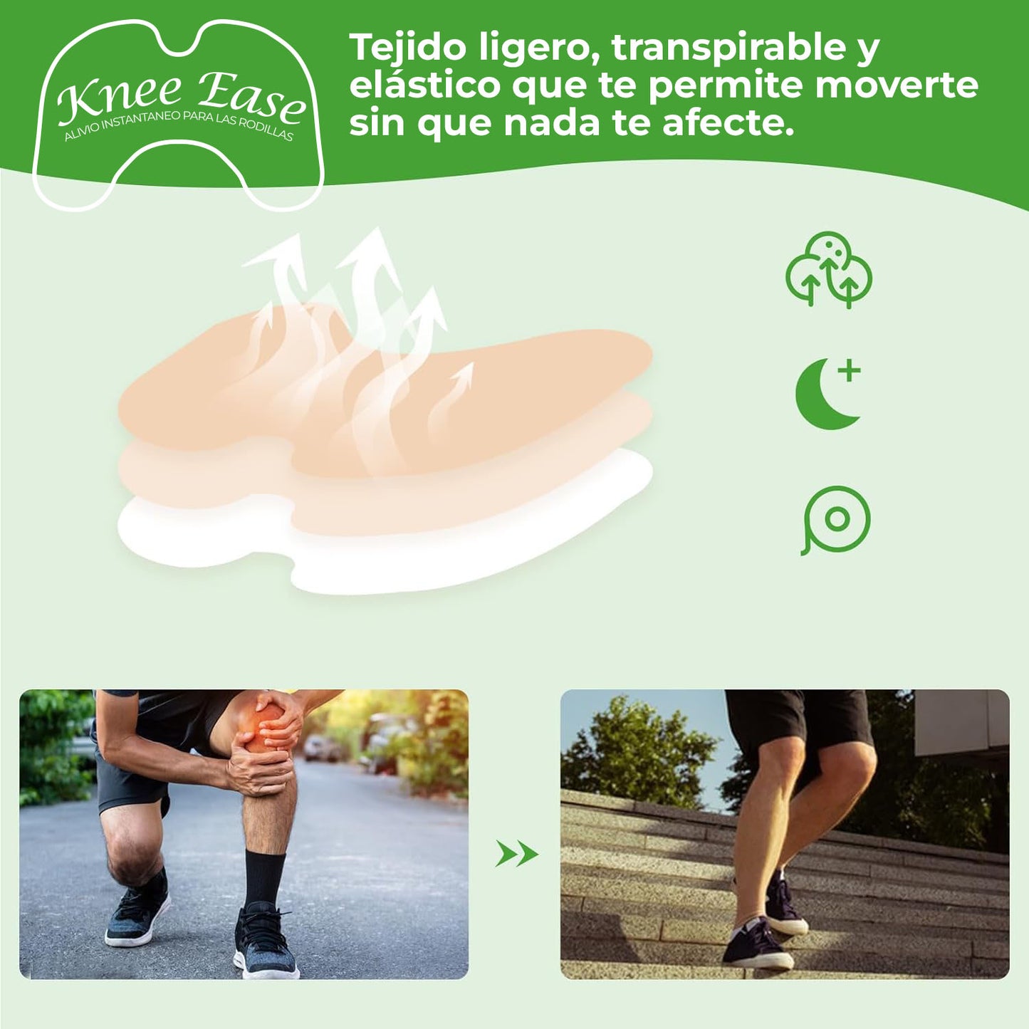 KneeEase™ - Parches para el dolor de rodillas | Oferta exclusiva 4x1