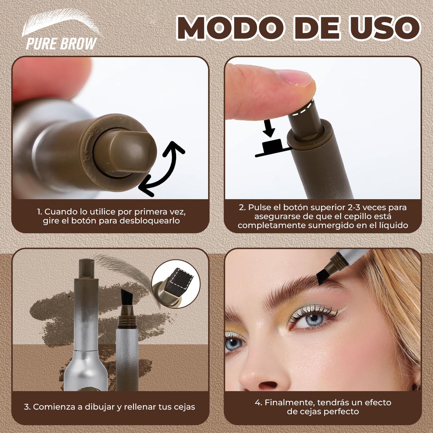 PureBrow™ - Cejas Perfectas en Segundos