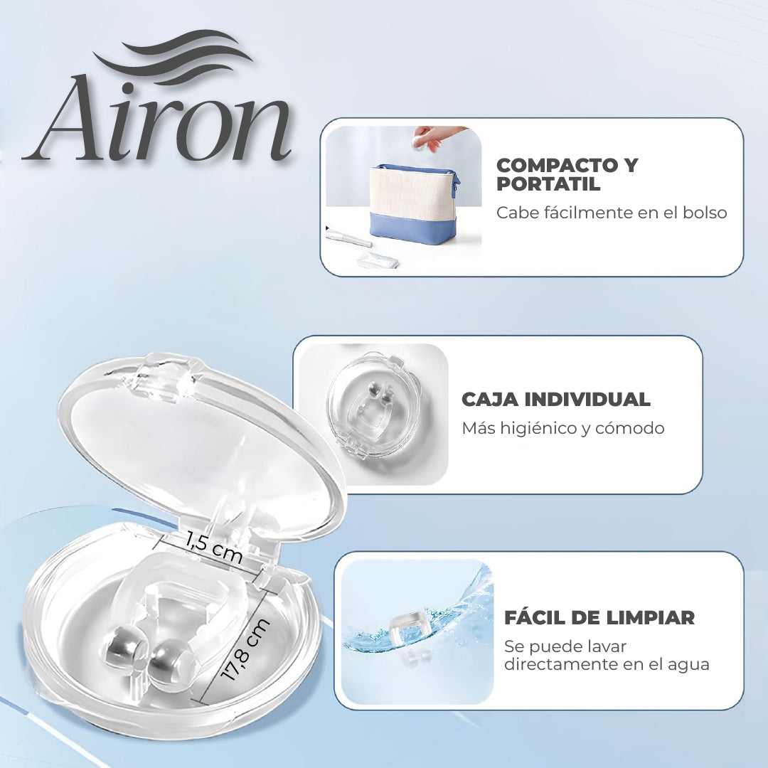 Airon™ - Clip Nasal Anti Ronquidos
