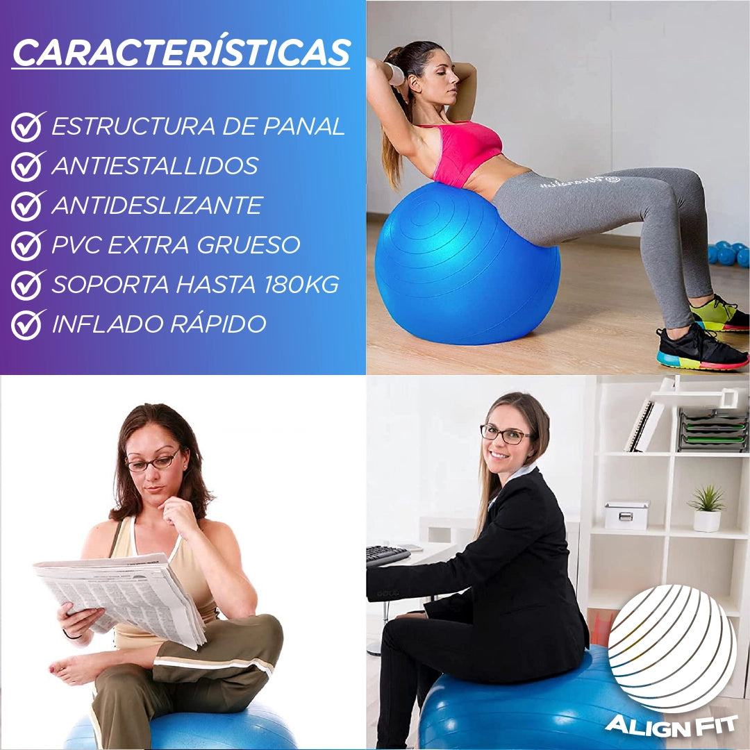 AlignFit™ - Pelota inflable Para Yoga