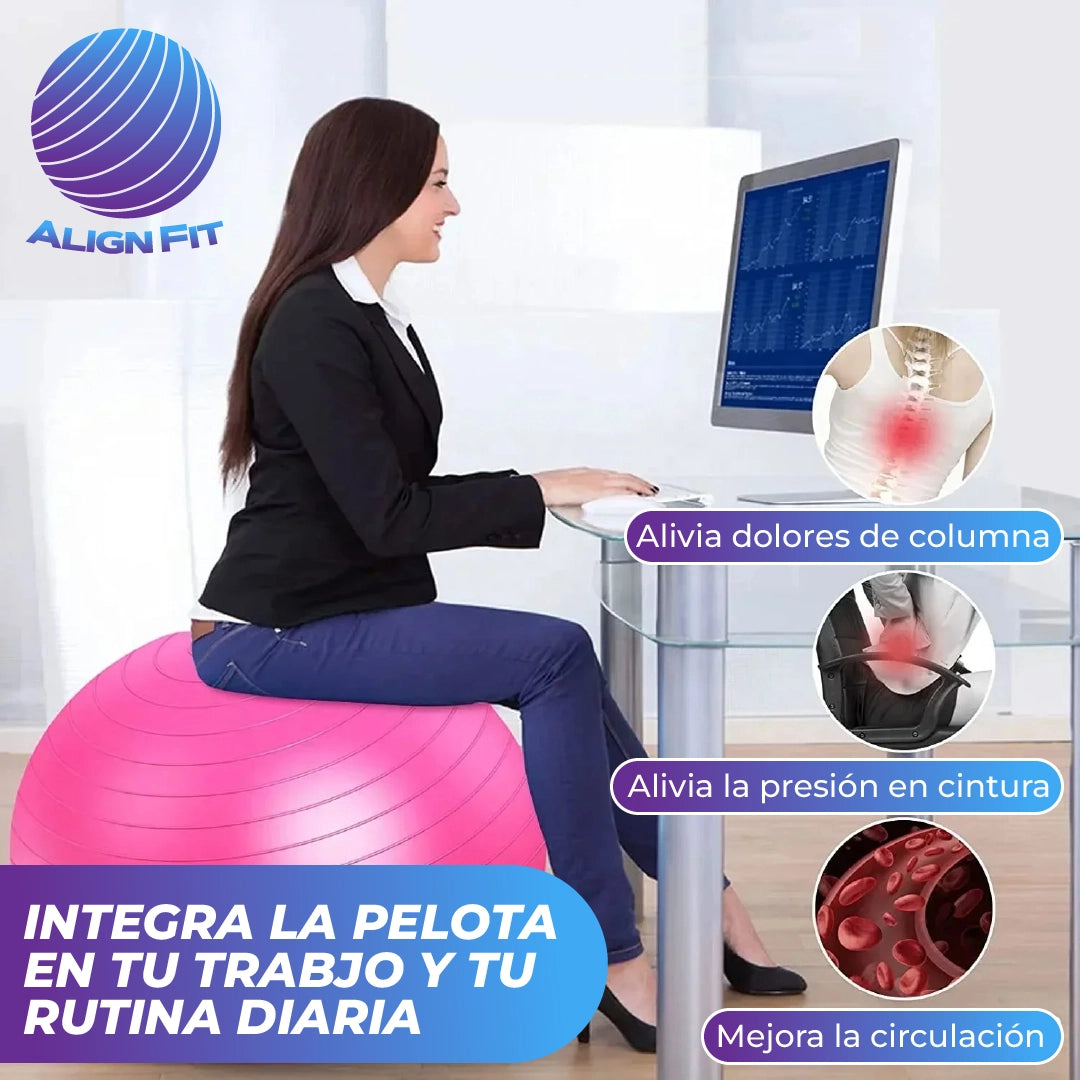 AlignFit™ - Pelota inflable Para Yoga