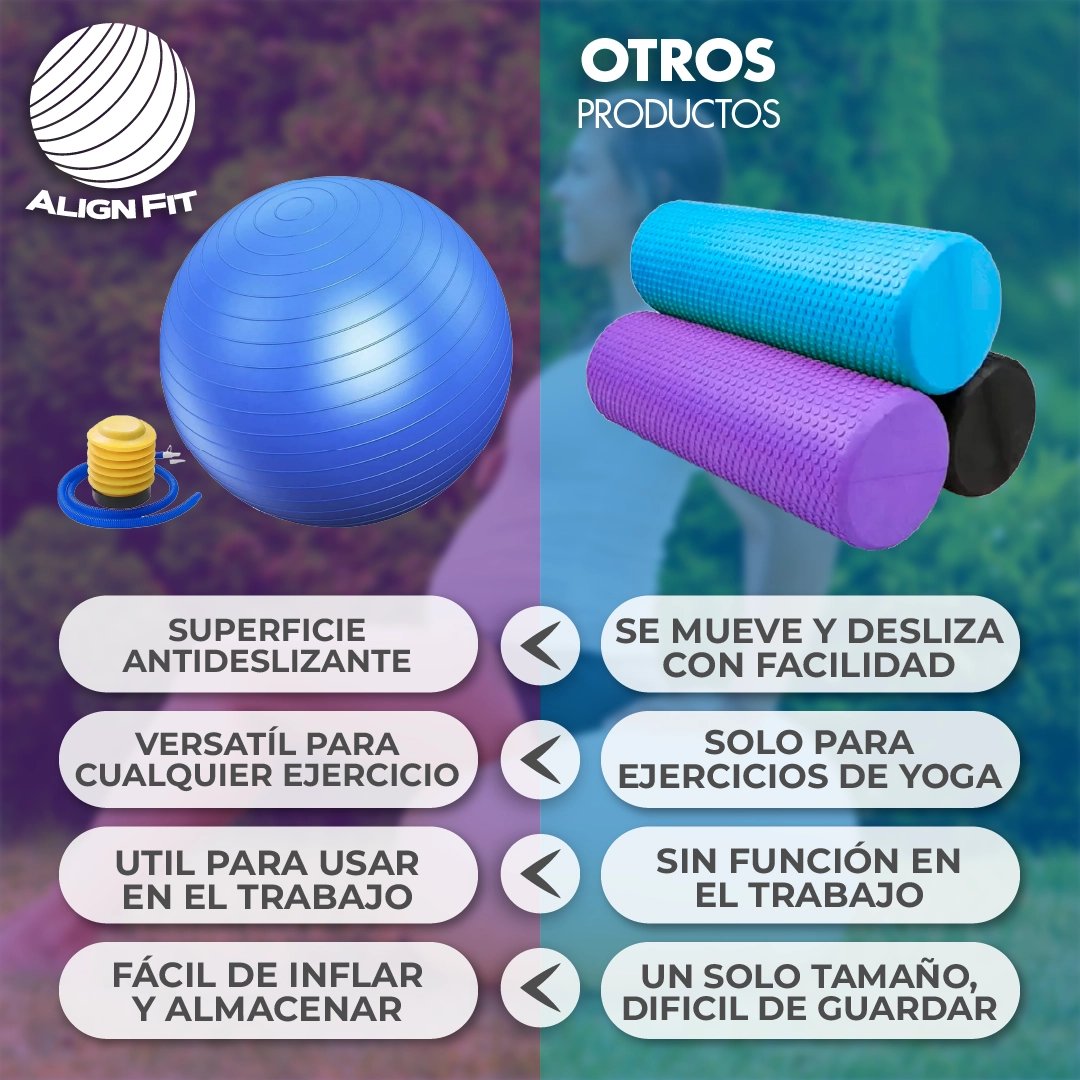 AlignFit™ - Pelota inflable Para Yoga