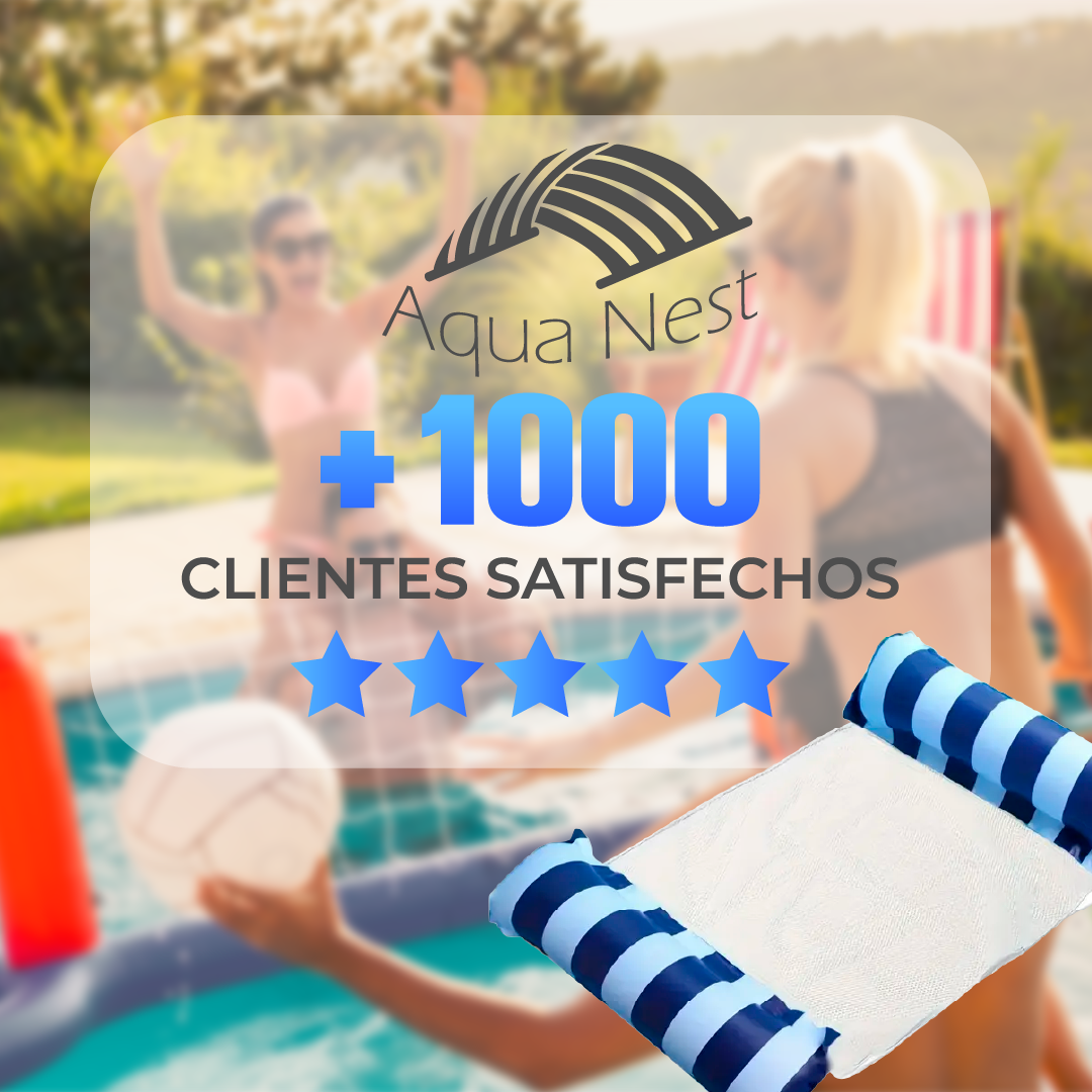 AquaNest™ - Hamaca Inflable para Piscinas