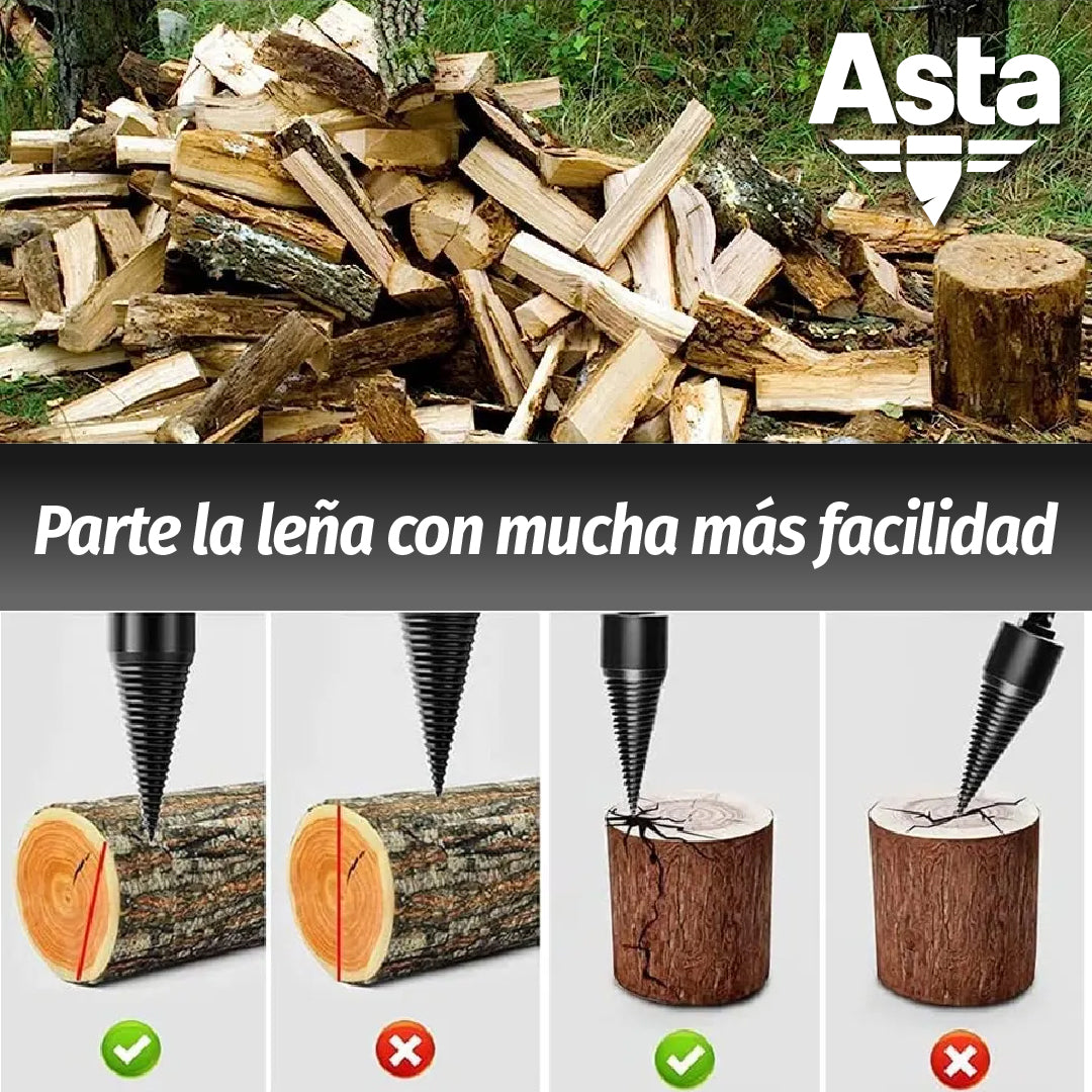 Asta™ - Broca Cónica para Partir Leña