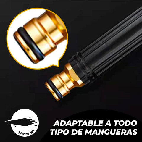 HydroJet™ - Convierte tu manguera en una hidrolavadora de alta presión