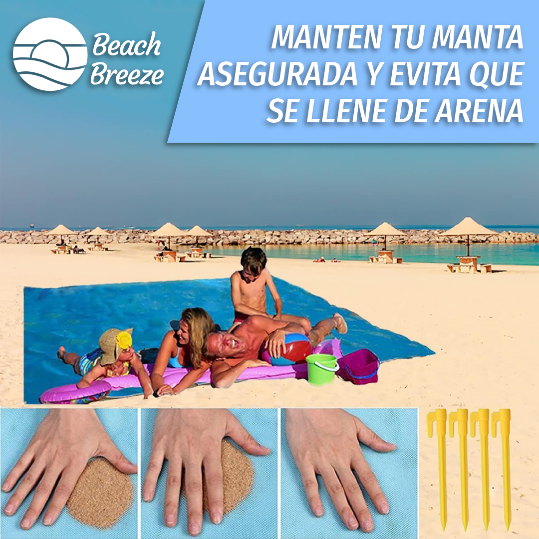 BeachBreeze™ - Manta de Playa Anti Arena