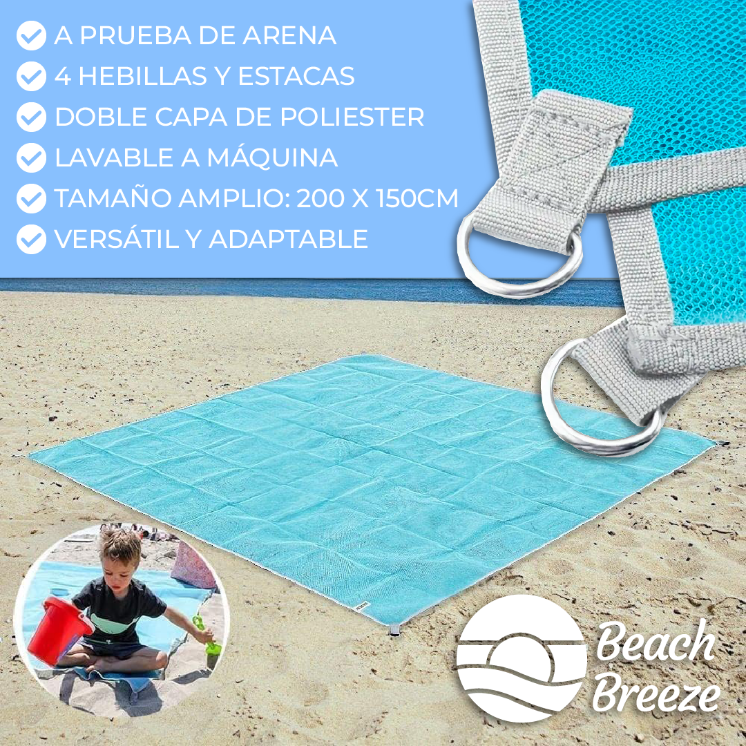 BeachBreeze™ - Manta de Playa Anti Arena