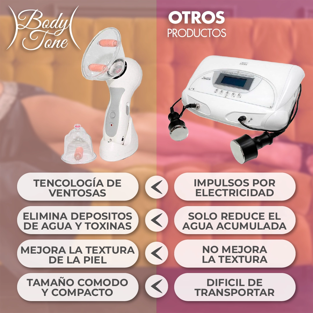 BodyTone™ - Máquina con Ventosas Anti Celulitis
