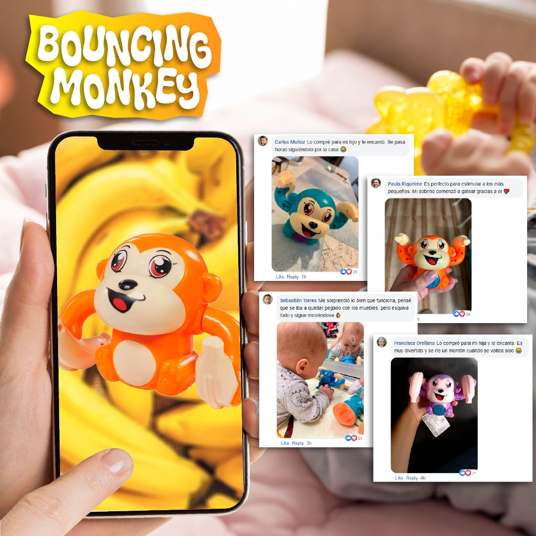 BouncingMonkey™ - Monito Saltarin de Juguete