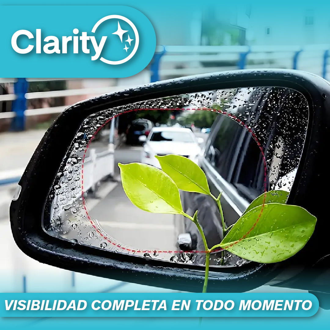 Clarity™ - Película Impermeable para Espejos Retrovisores