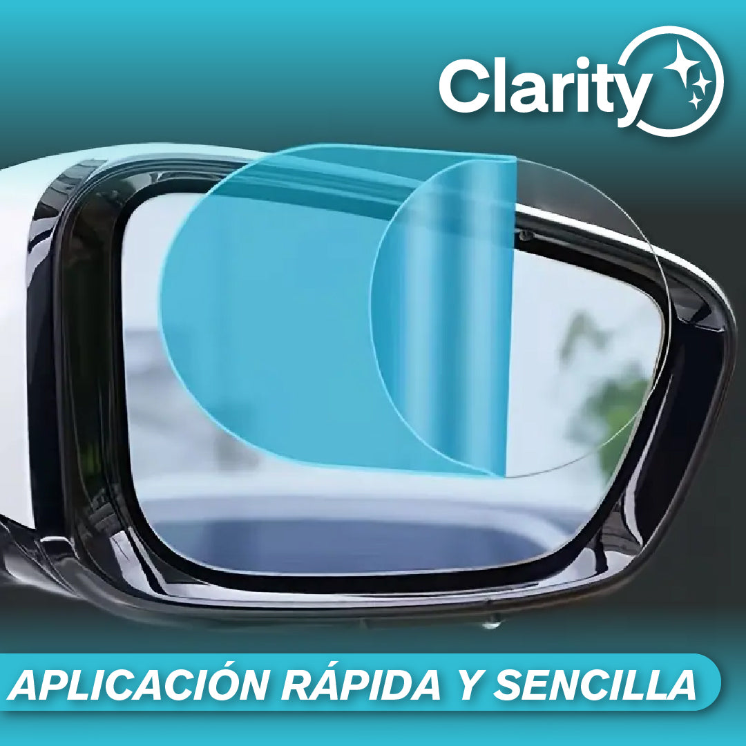 Clarity™ - Película Impermeable para Espejos Retrovisores