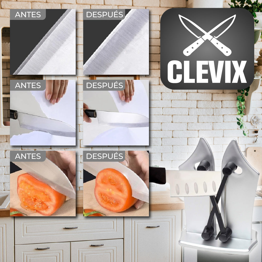 Clevix™ - Afilador Manual de Cuchillos