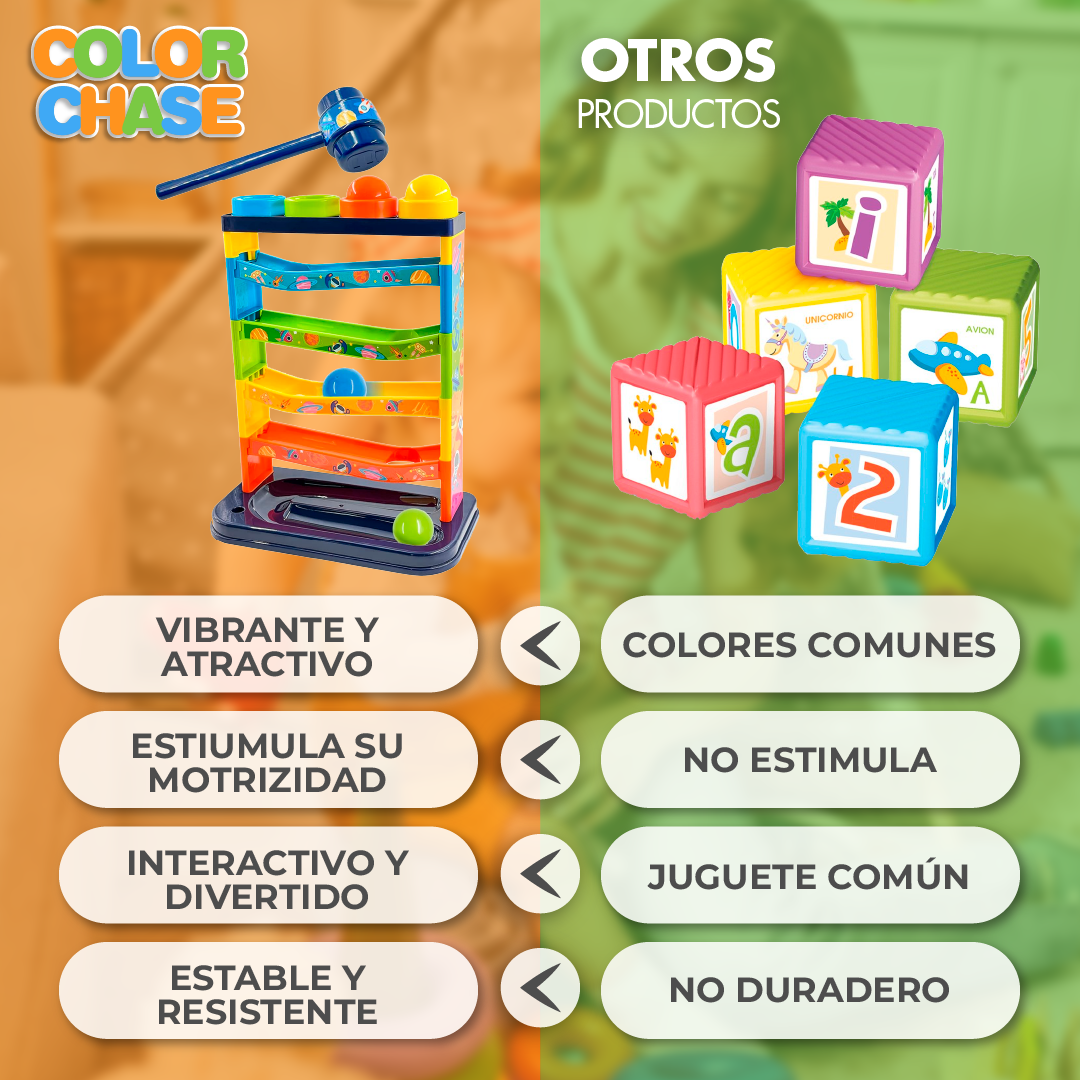 ColorChase™ - Juego de Esferas Coloridas
