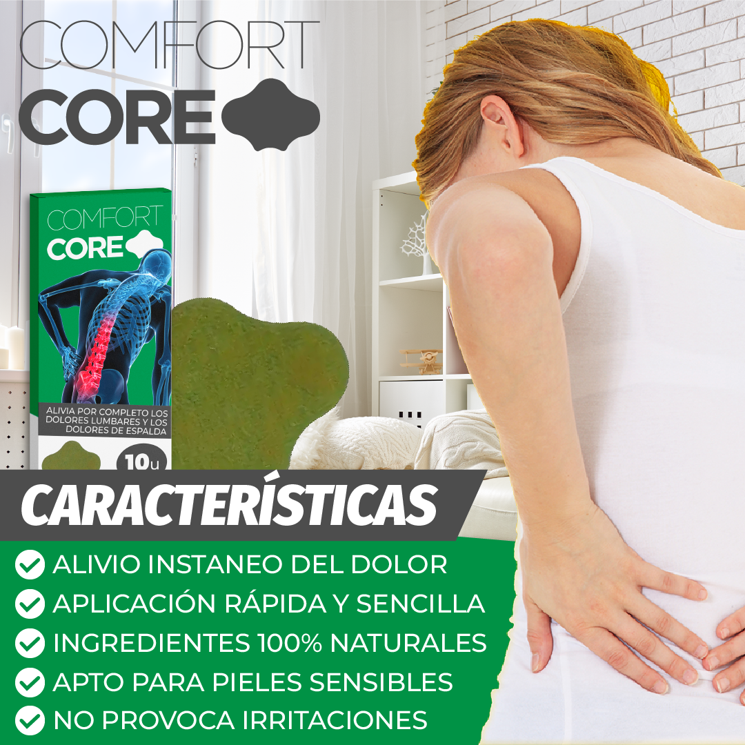 ComfortCore™ - Parches Lumbares Para Dolor de Espalda