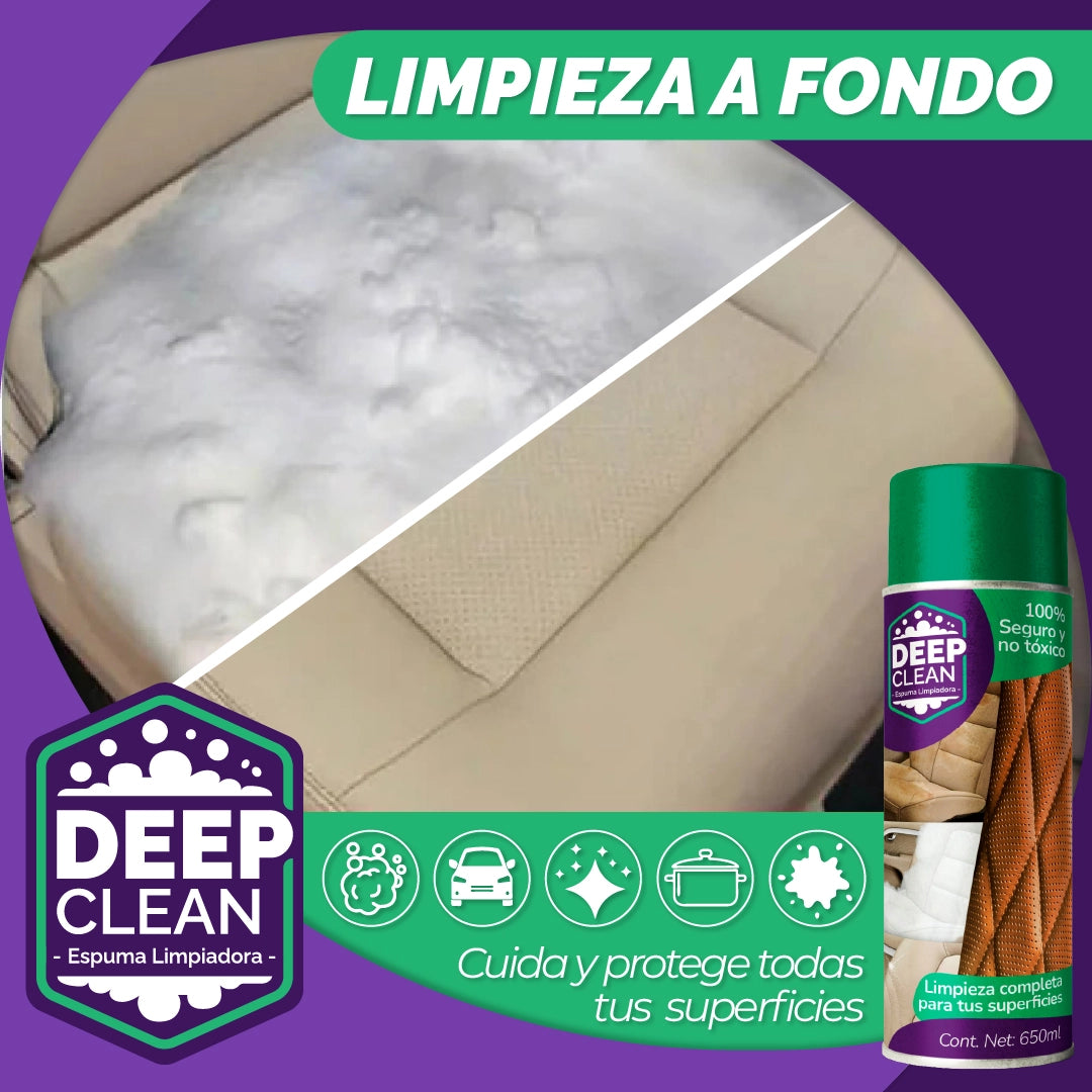 Deep Clean™ - Spray en Espuma para Limpiar Tapices