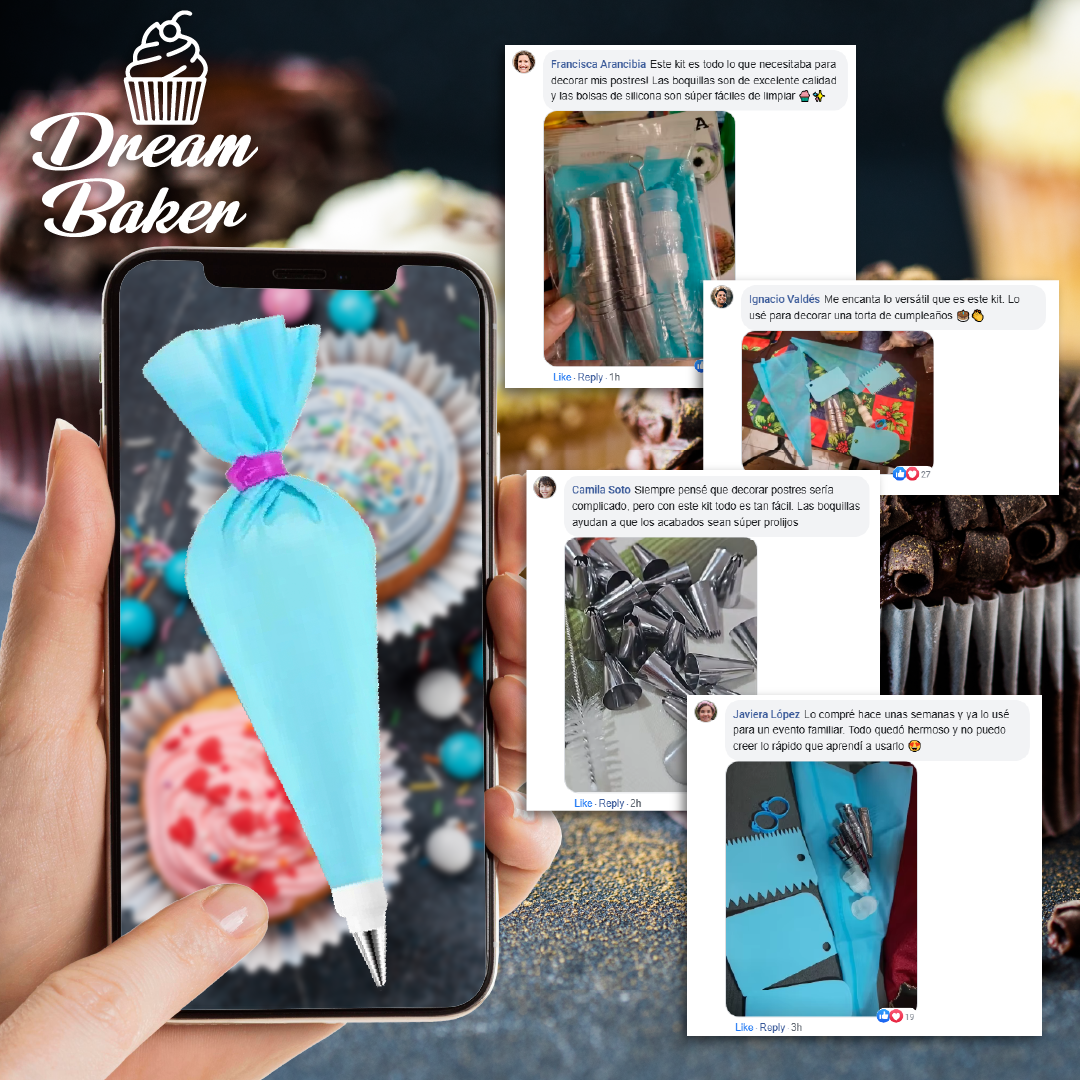 DreamBaker™ - Kit de Reposteria Casera