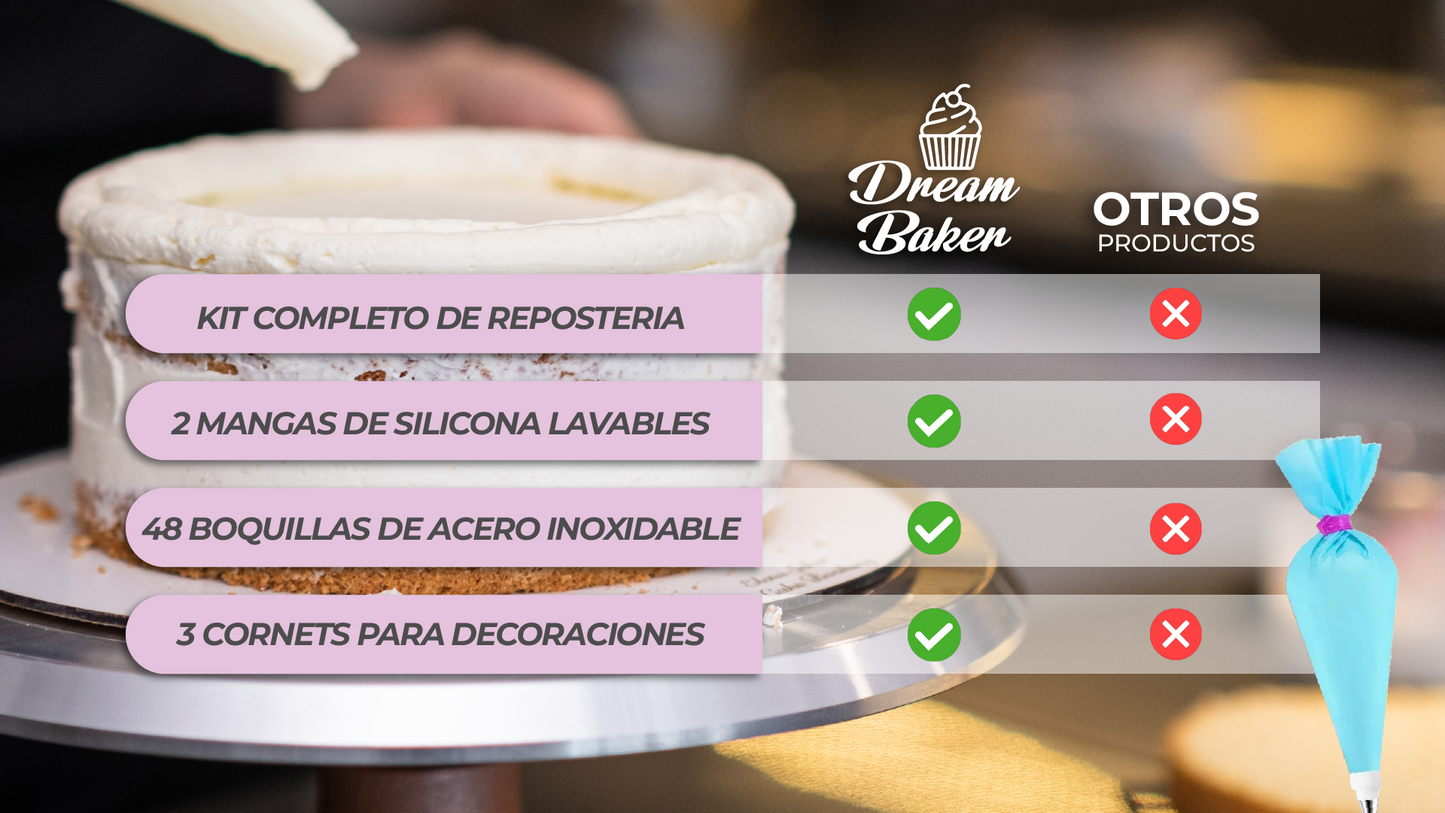DreamBaker™ - Kit de Reposteria Casera