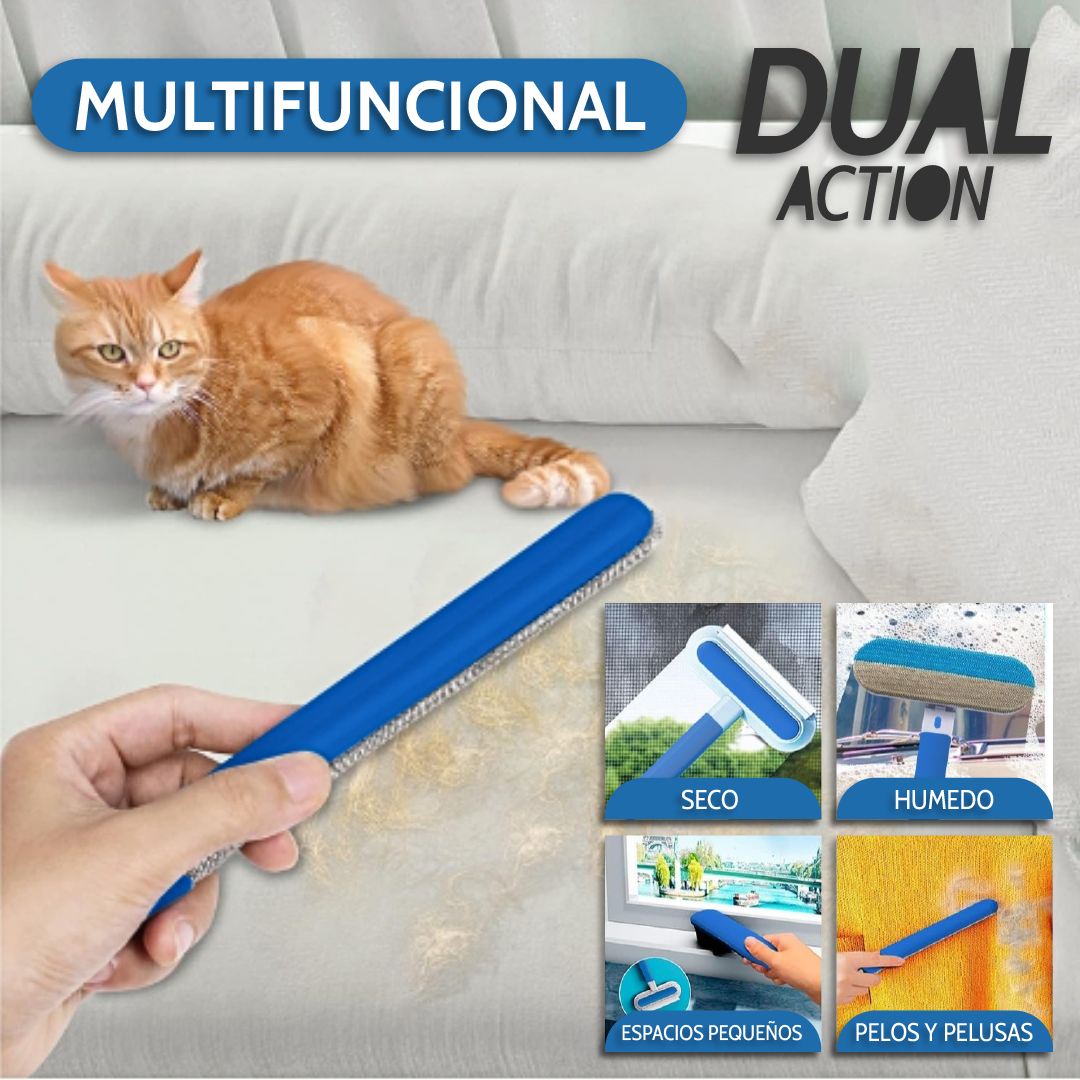DualAction™ - Limpiador de Vidrios 4 en 1