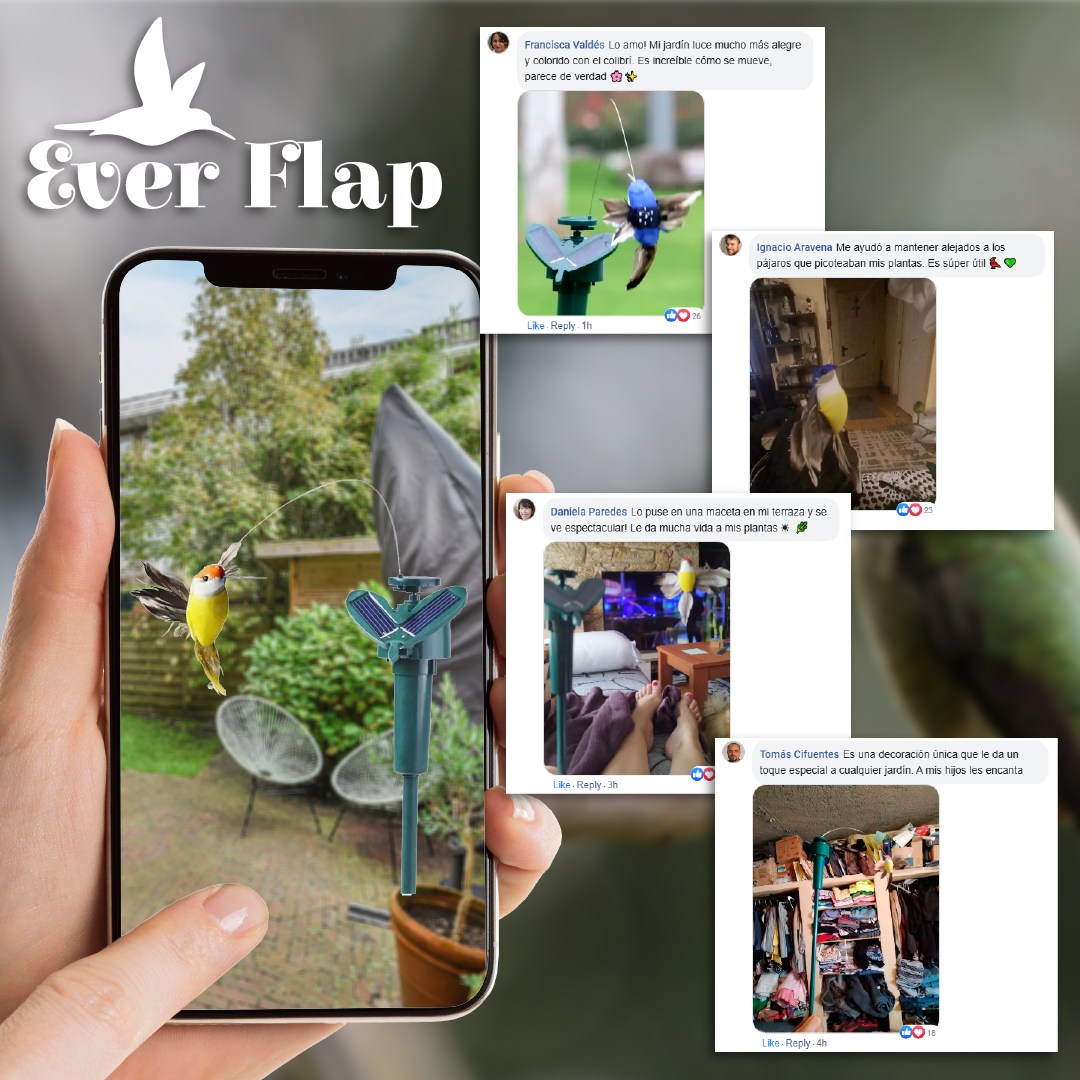 EverFlap™ - Pajaritos Voladores Solares