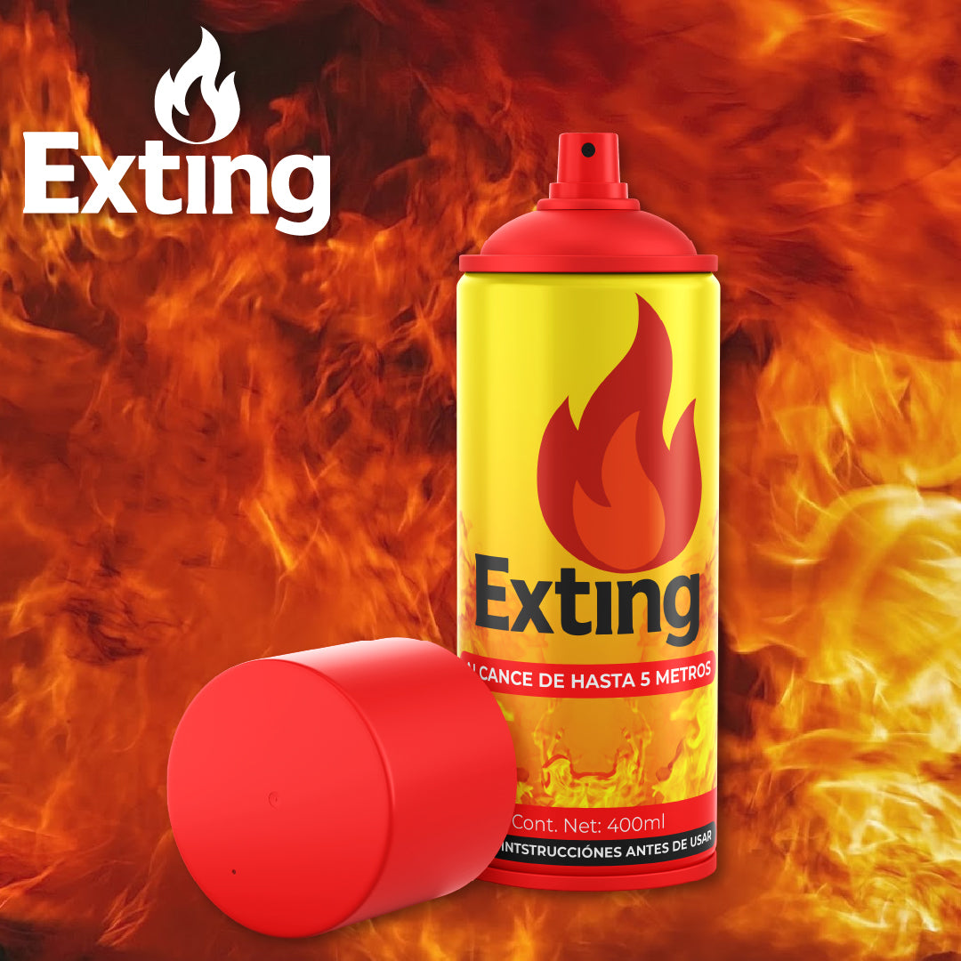 Exting™ - Extintor Portátil para Emergencias