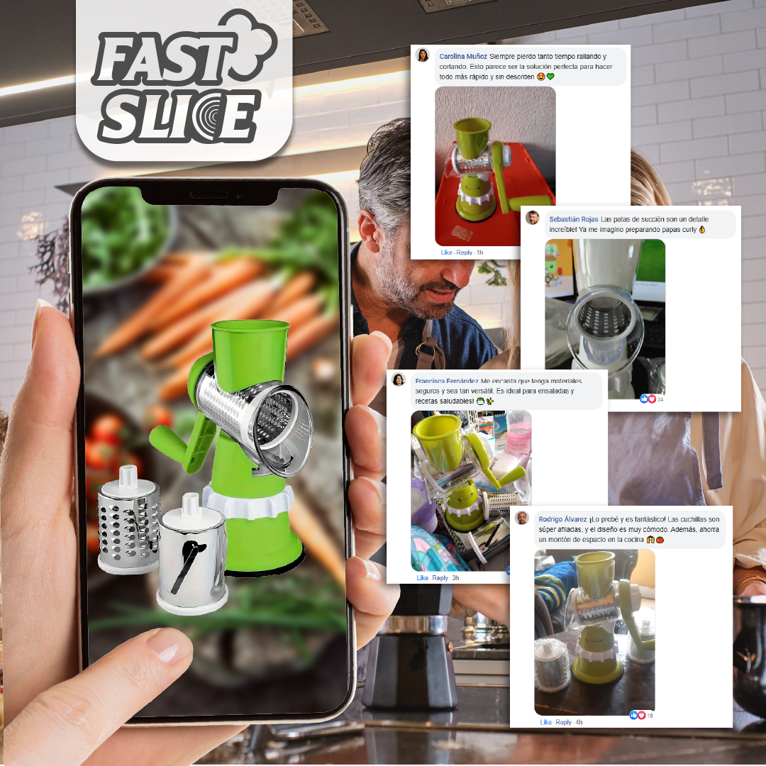 FastSlice™ - Cortador de Vegetales Multifuncion