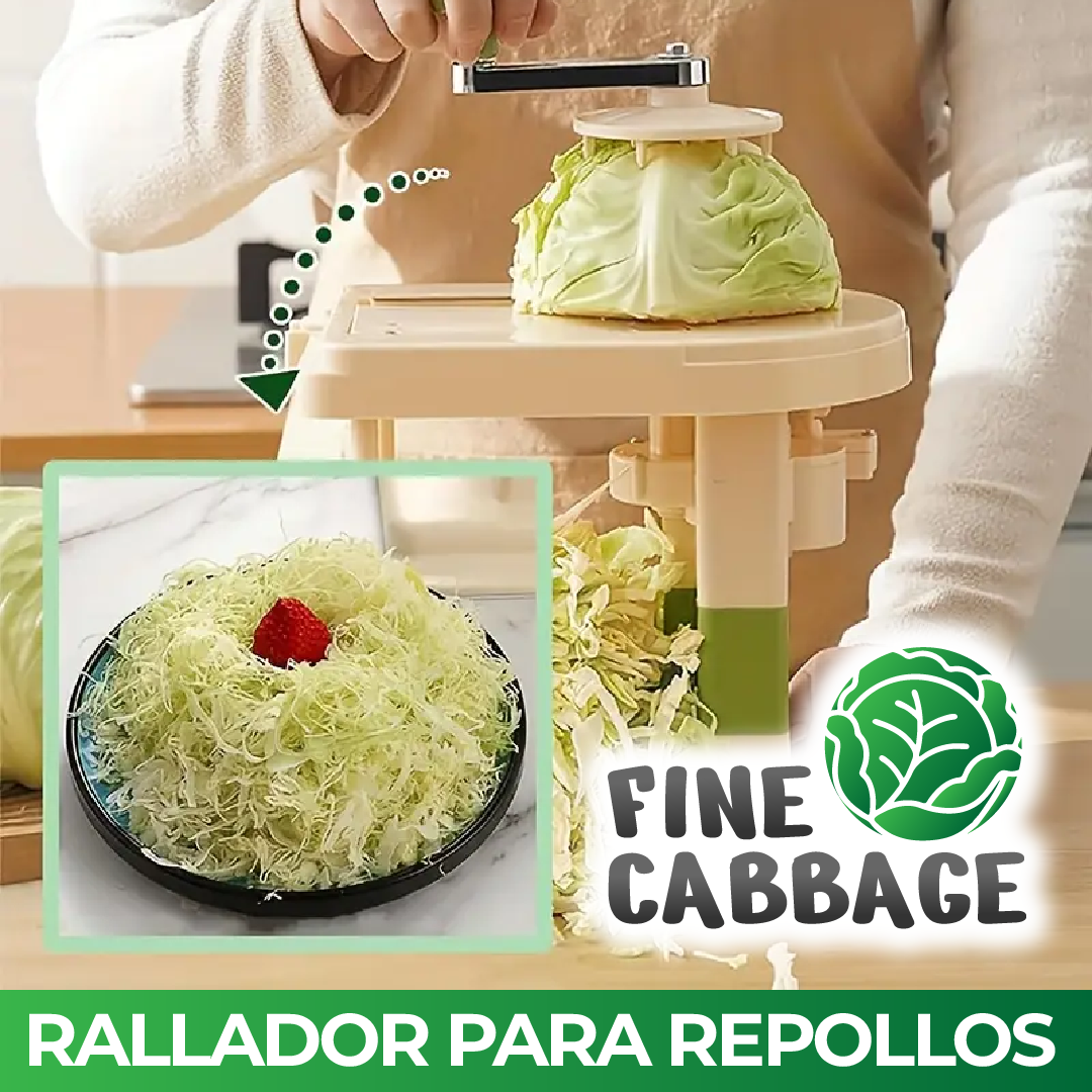 FineCabbage™ - Rallador fino para Repollo