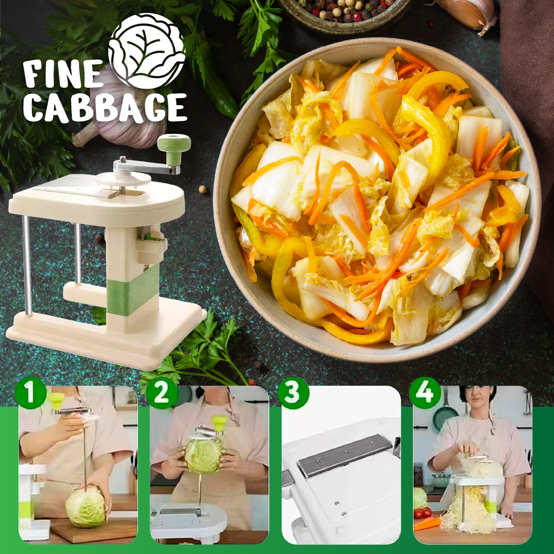 FineCabbage™ - Rallador fino para Repollo