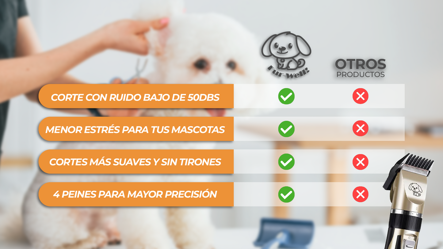 FurWell™ - Maquina de Afeitar para Perros