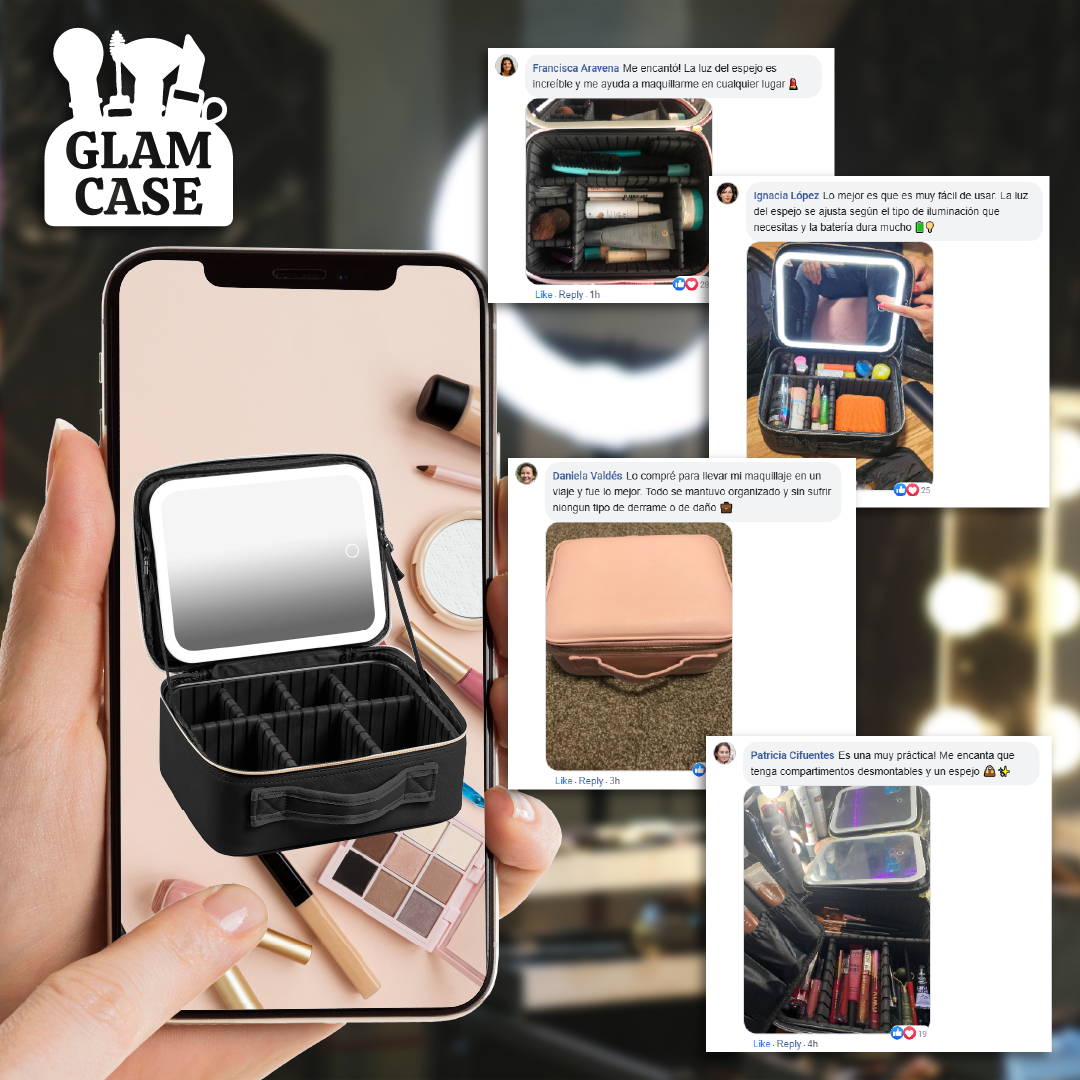GlamCase™ - Estuche de Maquillaje Portatil