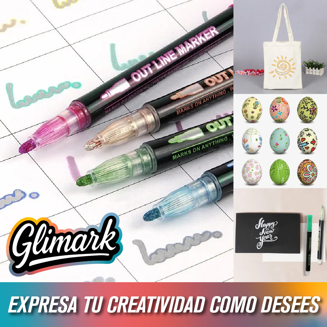 Glimark™ - Lápices de Colores con Efecto Metalico