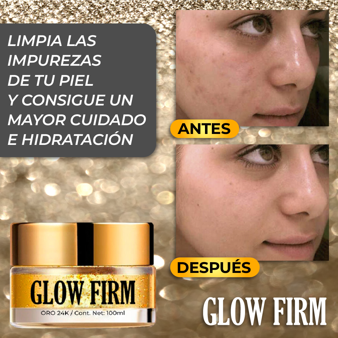 GlowFirm™ - Mascarilla Facial con Oro 24K