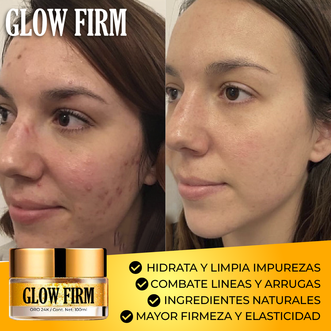 GlowFirm™ - Mascarilla Facial con Oro 24K