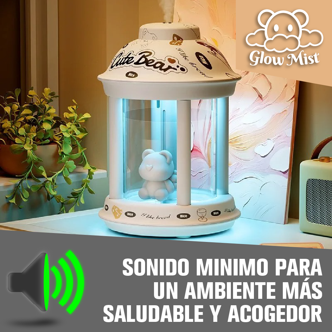 GlowMist™ - Humidificador de Ambiente con Luz Nocturna