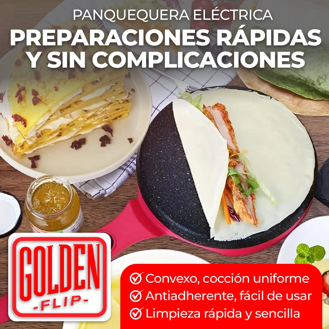 Golden Flip™ - Panquequera Eléctrica