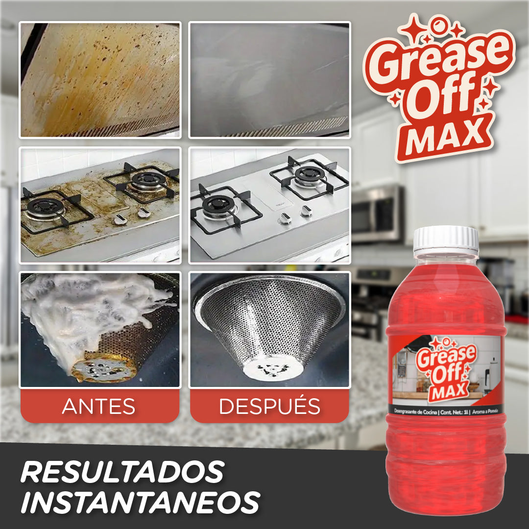 Grease Off Max™ - Desengrasante Potente