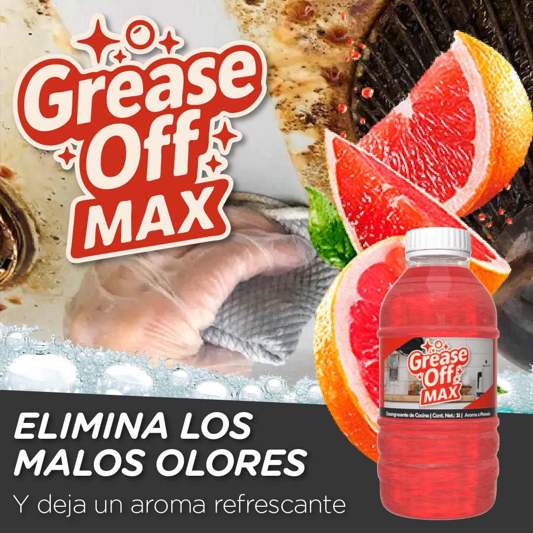 Grease Off Max™ - Desengrasante Potente