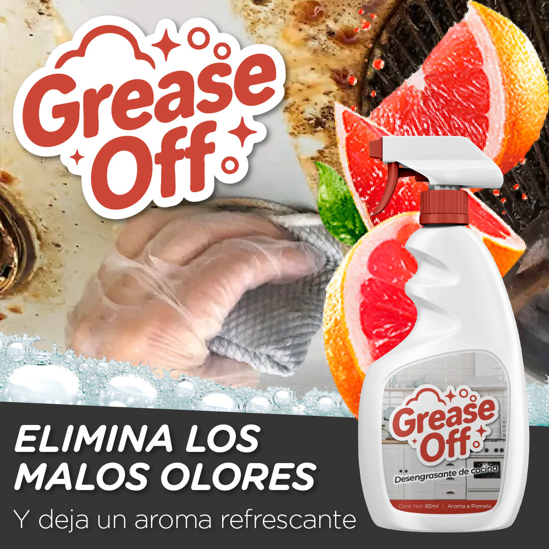 Grease Off™ - Desengrasante Spray Rojo