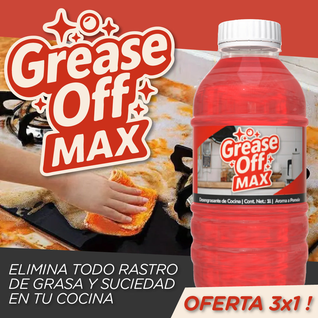 Grease Off Max™ - Desengrasante Potente