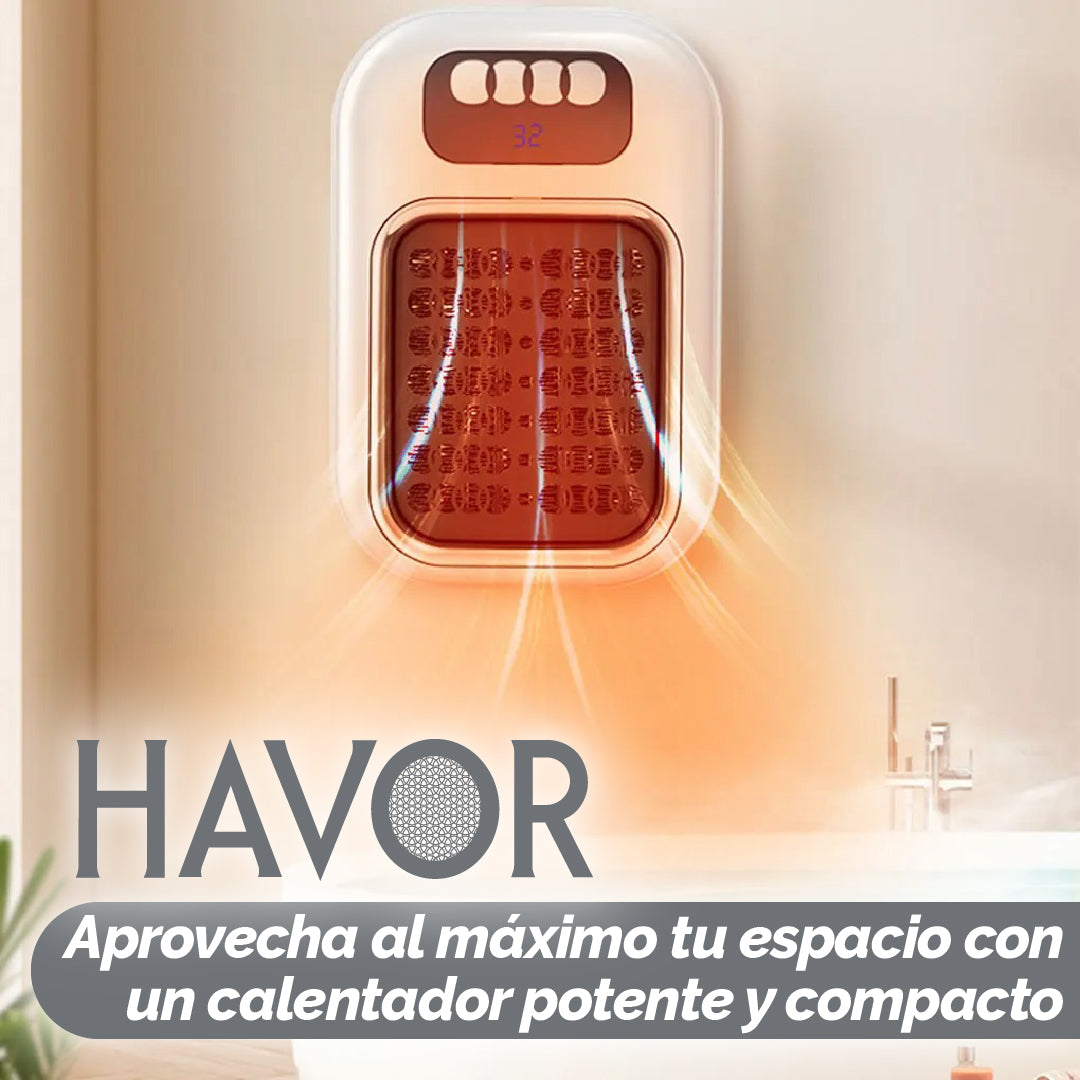 Havor™ - Calentador de Espacios con Toma de Pared
