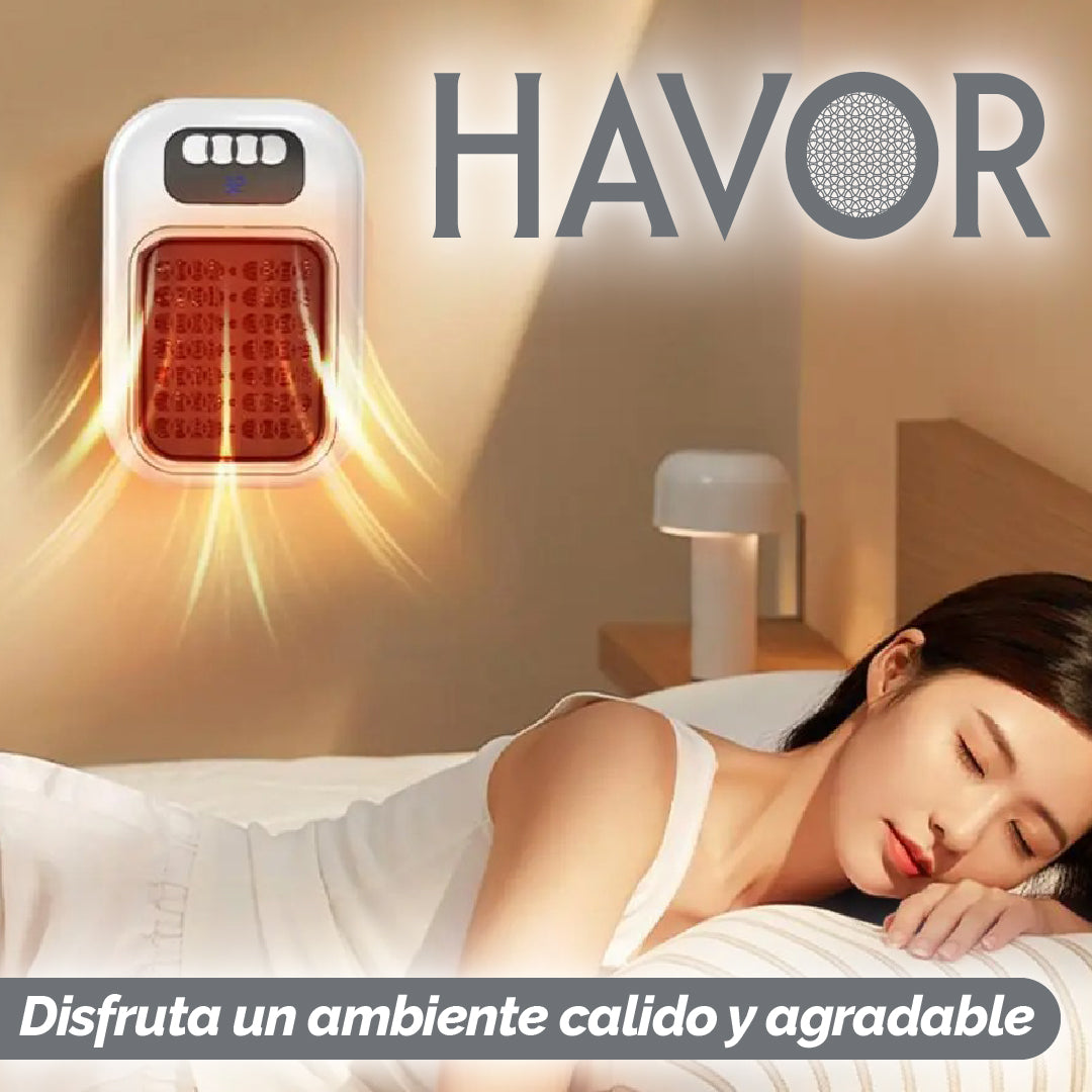 Havor™ - Calentador de Espacios con Toma de Pared