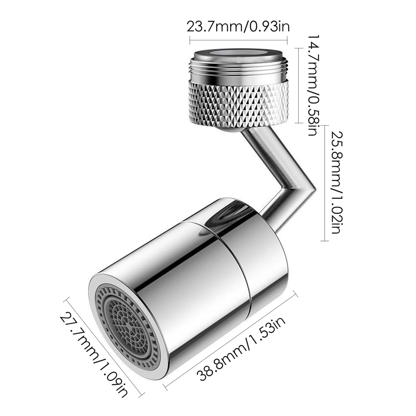 RotoTap™ - Cabezal Pulverizador Brazo Robot De Cocina