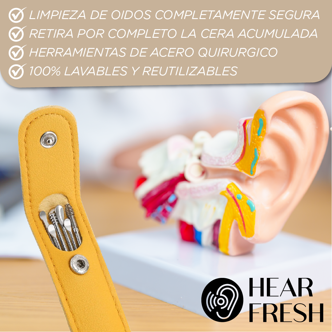 HearFresh™ - Set de Limpieza de Oídos Profesional