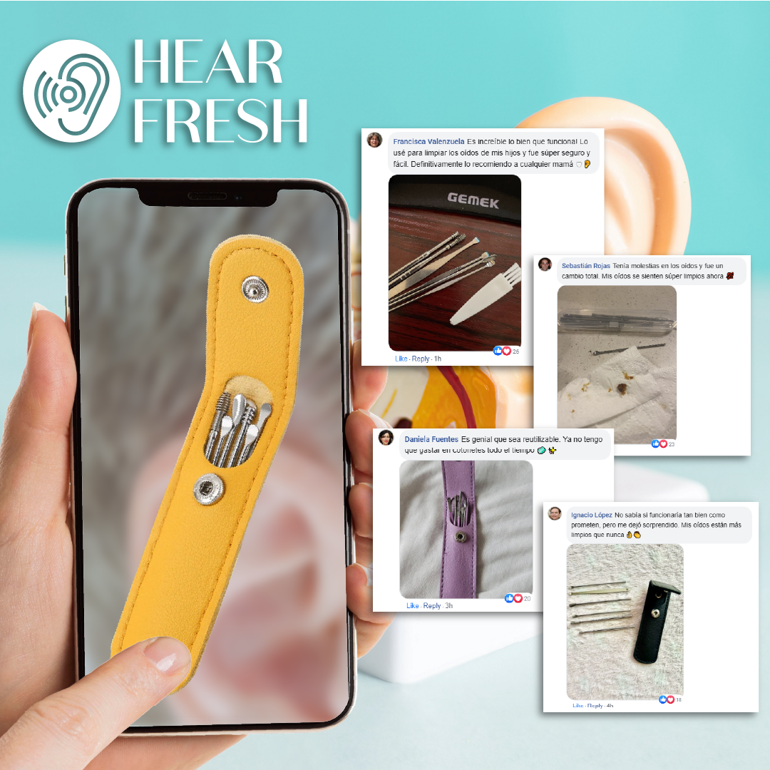 HearFresh™ - Set de Limpieza de Oídos Profesional