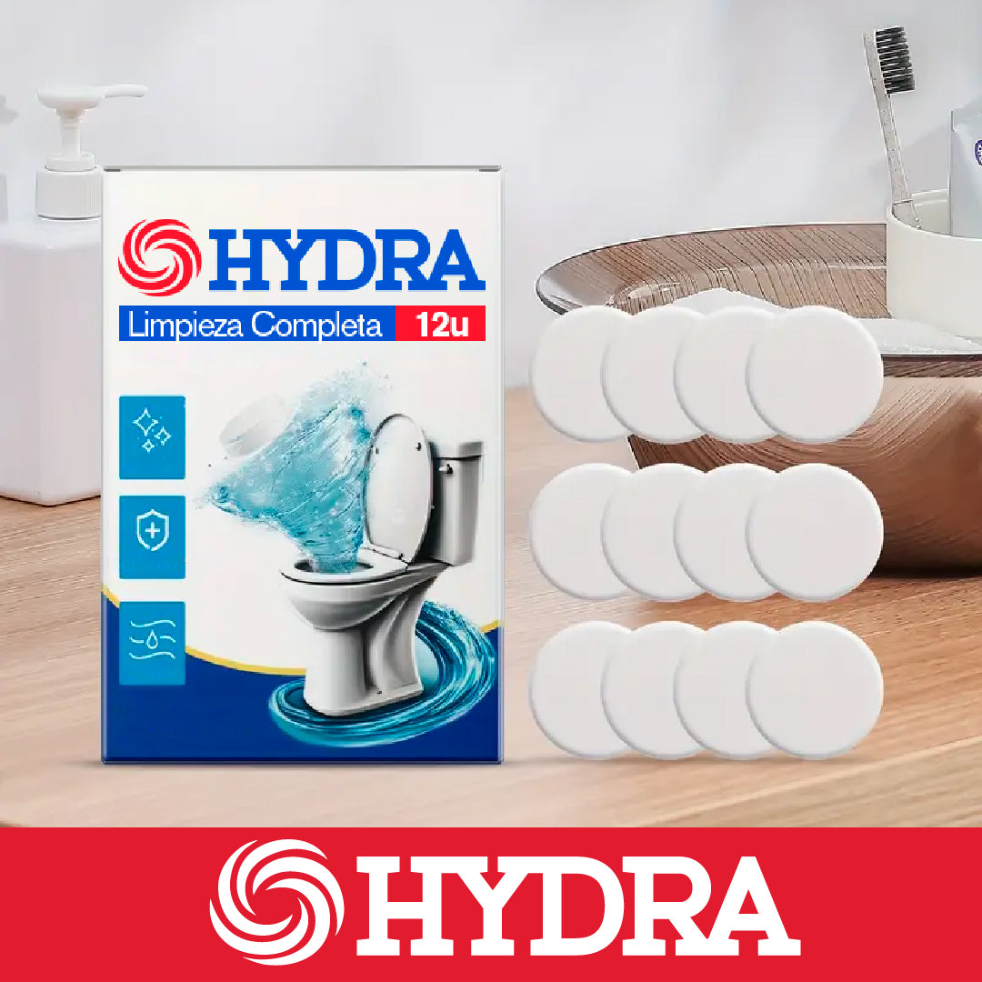 Hydra™ - Pastillas Efervescentes de Limpieza para Inodoros (12u)
