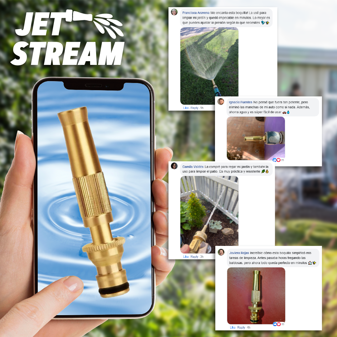 JetStream™ - Boquilla Ajustable de Alta Presión