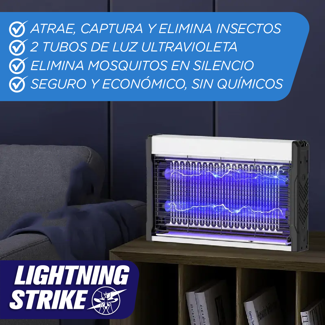 LightningStrike™ - Exterminador Eléctrico de Insectos