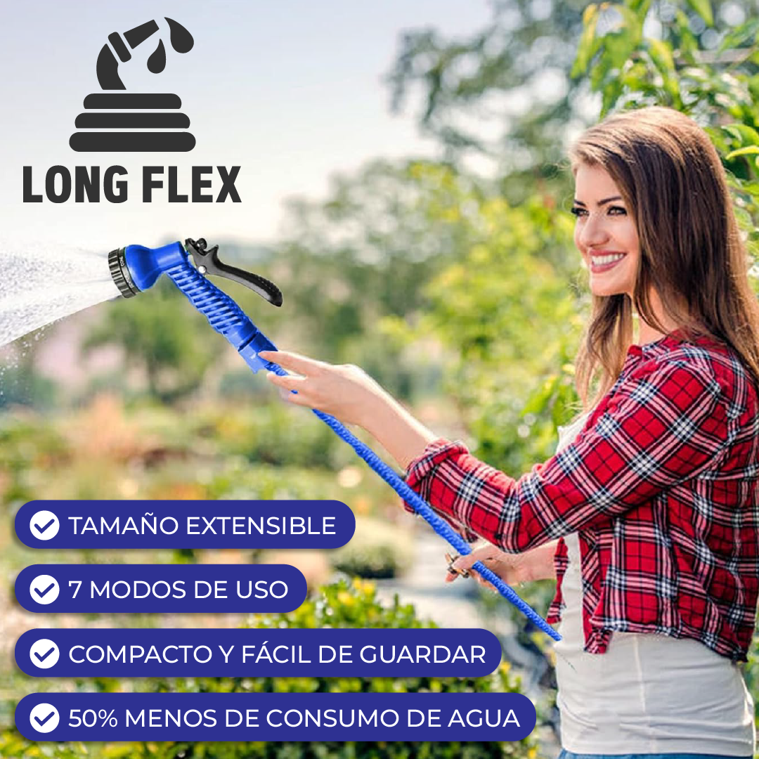 LongFlex™ - Manguera Expansible Para Jardin